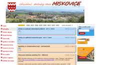 Desktop Screenshot of miskovice-kh.cz