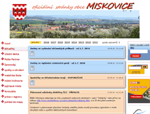 Tablet Screenshot of miskovice-kh.cz